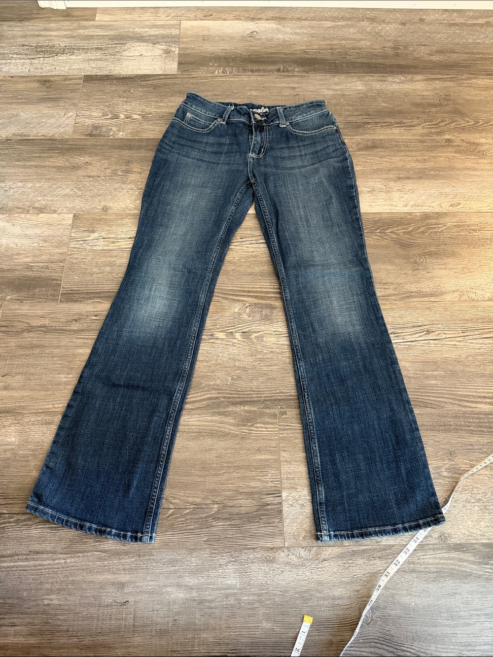 Wrangler Dark Blue Flared Jeans